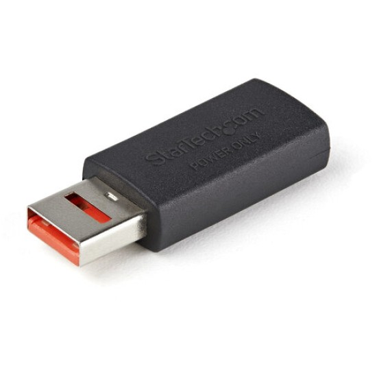 Adaptador de Carga USB StarTech.com - Bloqueo de Datos - Solo de Carga - USBSCHAAMF