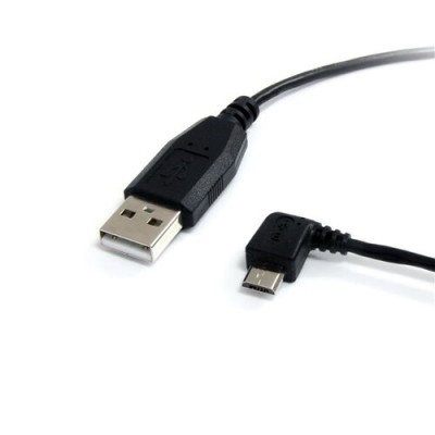 Cable USB 2.0 StarTech.com UUSBHAUB6LA - USB a Micro USB - Ángulo Izquierdo - UUSBHAUB6LA