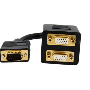 Cable Divisor VGA StarTech.com 2 Puertos HD15 30cm Modelo VGASPL1VV