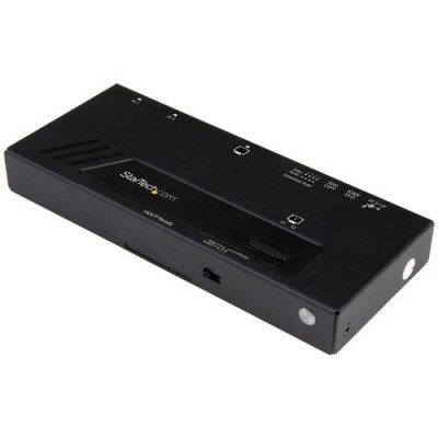Switch de Video Startech.com HDMI - 2 Puertos - Conmutado Rápido - 4k - VS221HD4KA