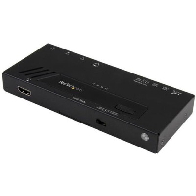 Switch StarTech.com VS421HD4KA - 4 Puertos HDMI - 4K - Negro - VS421HD4KA Switch StarTech.com VS421HD4KA - 4 Puertos HDMI - 4K - Negro - VS421HD4KA
