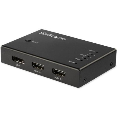 Conmutador de Video StarTech.com - 3x HDMI - 1 DisplayPort - VS421HDDP