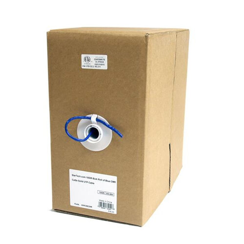 Bobina Cable UTP StarTech.com Cat5e 304 Metros Azul - WIRC5ECMR