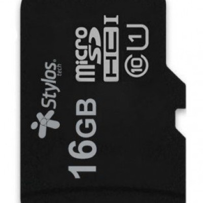 Memoria MicroSDHC Stylos - 16GB - Clase 10 - UHS-I - STMSDS2B