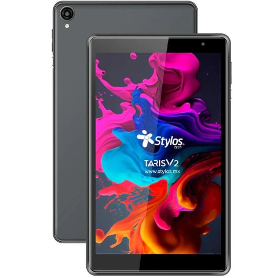 Tablet Stylos Taris V2 - 8" - Quad Core - 2GB - 32GB - Cámaras 0.3MP/2MP - Android - Negro - STTA81B