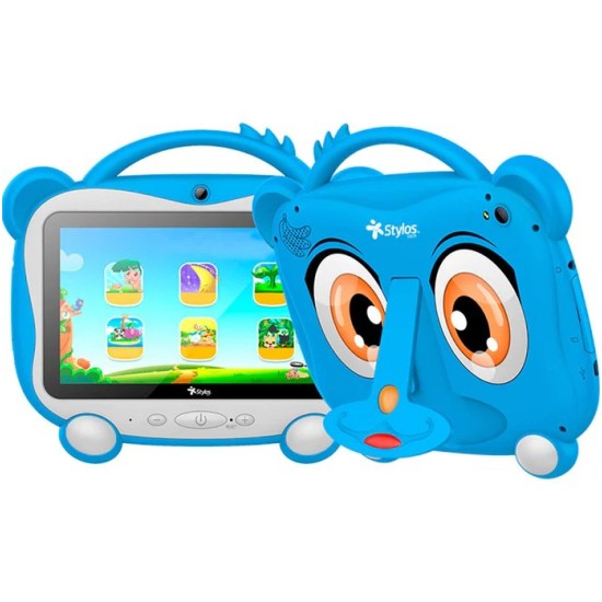Tablet Stylos Taris Kids - 7" - SC7731E Quad Core - 2GB - 32GB - Cámaras 0.3MP/2MP - Android - Azul - STTAA112A