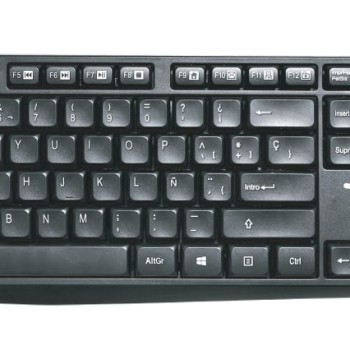 Teclado Stylos Inalámbrico Español Negro Modelo STPTEC4B