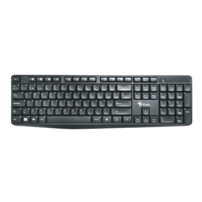 Teclado Stylos STPTEC4B - Inalámbrico - Español - Negro - STPTEC4B