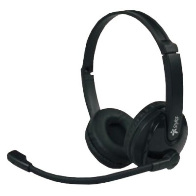 Diadema Stylos STSHCC1B - Alámbrico - 3.5mm - Micrófono - Negro - STSHCC1B