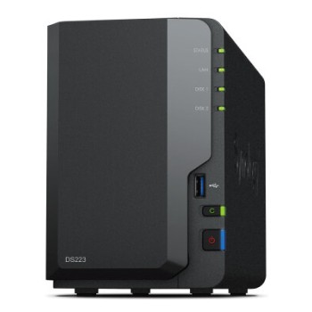 Sistema de Discos NAS Synology DiskStation DS223 - 2 Bahías - DS223