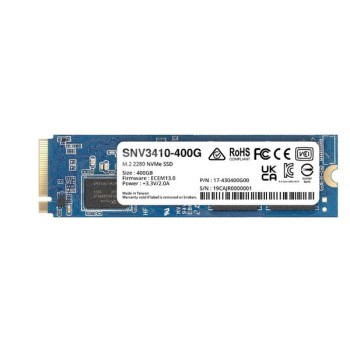 Unidad de Estado Sólido Synology M.2 NVMe 400GB PCIe 3.0 para NAS SNV3410-400G
