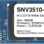 Unidad de Estado Sólido Synology SNV3510 - M.2 - 400GB - PCI-E 3.0 - para NAS - SNV3510-400G