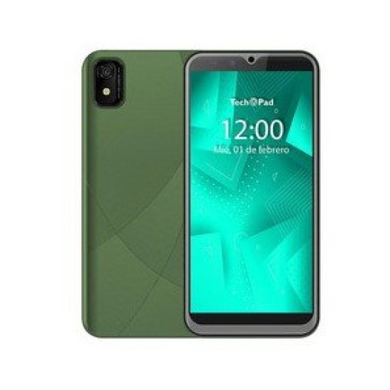 Smartphone TechPad M5GO - 5.5" - Mediatek SC7731 - 1GB - 8GB - Cámaras 5MP/8MP - Android - Verde - CEL M5 GO VERDE