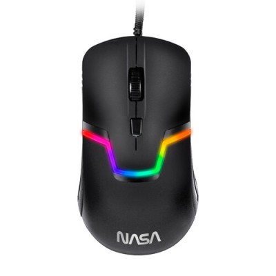 Mouse Gamer  NS-GM06 - Alámbrico - Ambidiestro - RGB  - NS-GM06