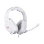 Diadema Gamer TechZone NS-HSG01 - Alámbrico - Micrófono - RGB - Blanco  - NS_HSG01
