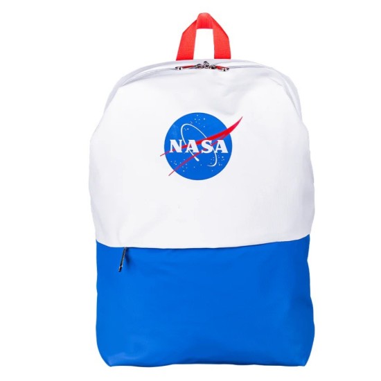 Mochila TechZone NSB22320-1 - 15.6" - Blanco con Azul - NSB22320-1