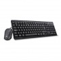 Teclado y Mouse TechZone TZ19COMB01-LA - Alámbricos - USB - Negro - TZ19COMB01-LA