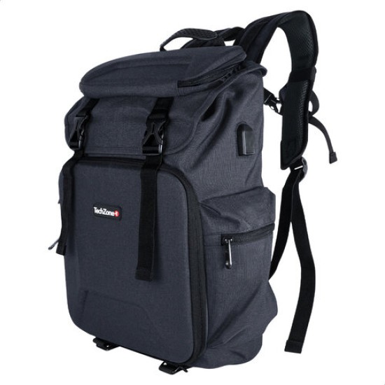 Mochila TechZone Glory - 15.6" - Gris - TZ21LBP13-B