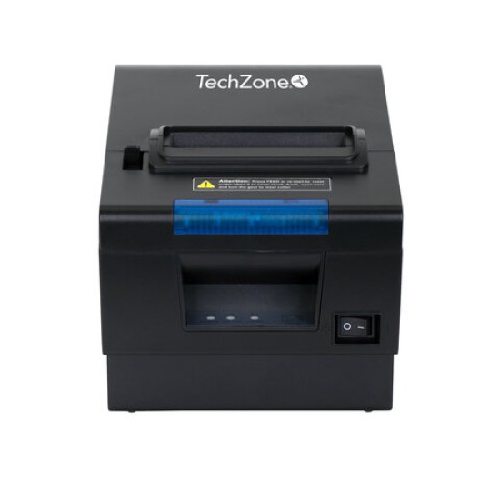 Impresora de Tickets TechZone TZBE202 - Térmica - 300mm/s - 80mm - USB - RJ-11 - Serial - Ethernet - TZBE202