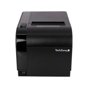 Impresora de Tickets TechZone Térmica 300 mm/s 80 mm USB Ethernet Modelo TZBE301