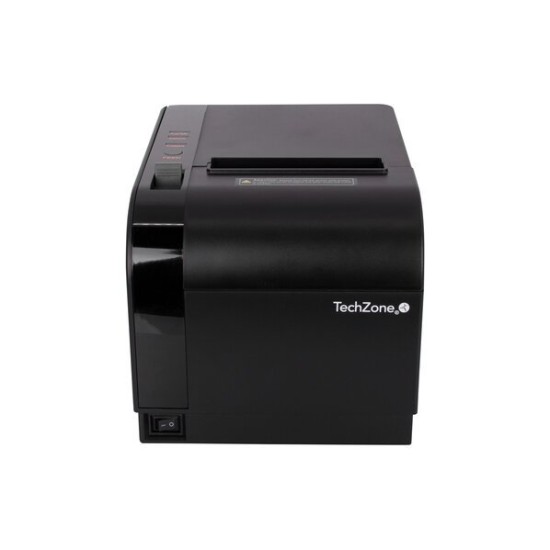 Impresora de Tickets TechZone TZBE301 - Térmica - 300 mm/s - 80 mm - USB - RJ-11 - Serial - Ethernet - TZBE301