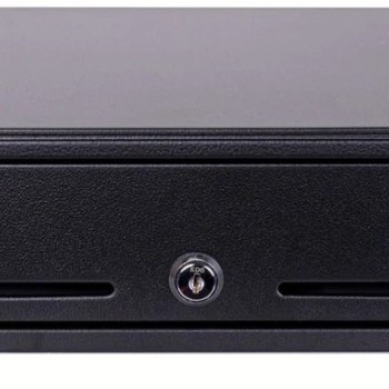 Cajón Electrónico de Dinero TechZone 4 Billetes 8 Monedas Negro Modelo TZBE4B8M90