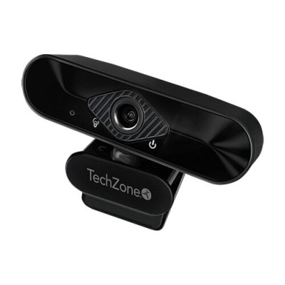 Cámara Web TechZone TZCAMPC02 - 1080p - USB - Micrófono - Negro - TZCAMPC02