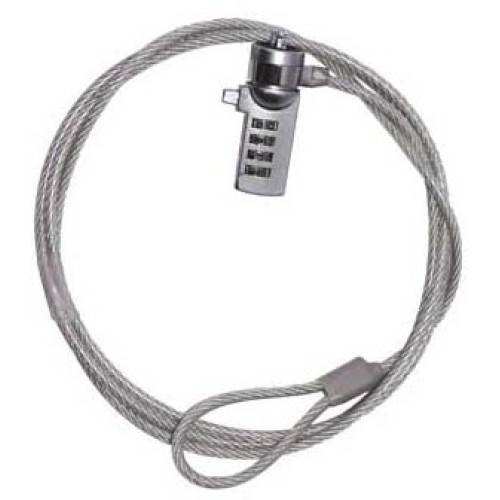 Cable con Candado TechZone de Combinación 4 Dígitos - Modelo TZCCL01