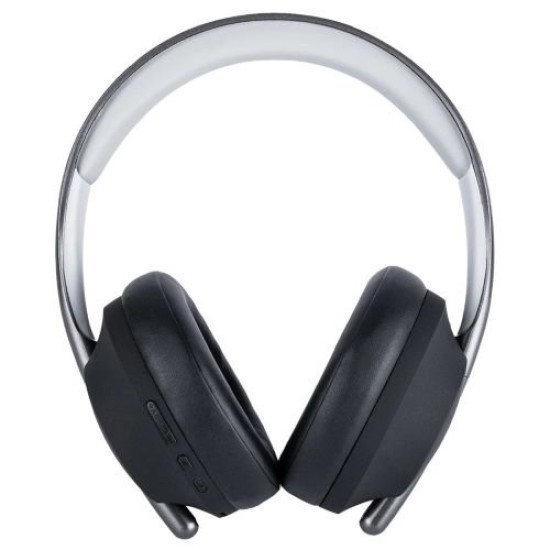 Audífonos TechZone ULTRA BASS - Inalámbrico - Bluetooth - Negro con Gris - TZDJ01