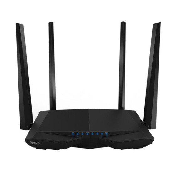 Router Tenda AC6 - Inalámbrico - Dual-band - 4 Antenas - 5dbi - RJ45 - 10/100 Mbps - Negro - AC6