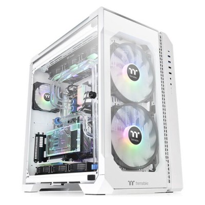 Gabinete Gamer Thermaltake View 51 TG Snow ARGB - Torre - ATX/EATX/M-ATX/Mini-ITX - Panel Lateral - CA-1Q6-00M6WN-00