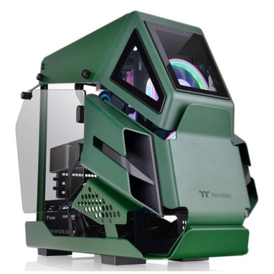 Gabinete Gamer Thermaltake AH T200 - Media Torre - Micro ATX/Mini-ITX - Panel Lateral - CA-1R4-00SCWN-00