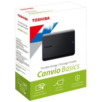 Disco Duro Externo Toshiba Canvio Basics - 2.5" - 4TB - USB 3.0 - HDTB540XK3CA