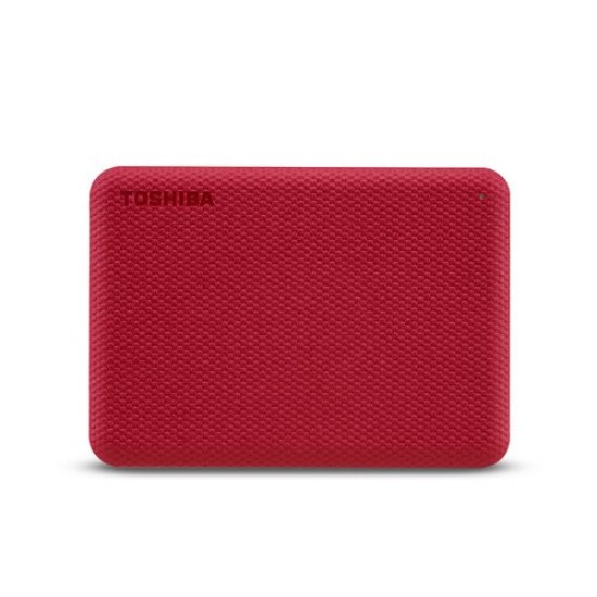 Disco Duro Externo Toshiba Canvio Advance - 1TB - USB 3.0 - Windows/Mac - Rojo - HDTCA10XR3AA