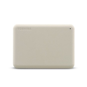 Disco Duro Externo Toshiba Canvio Advance - 1TB - USB - Windows/Mac - Blanco - HDTCA10XW3AA