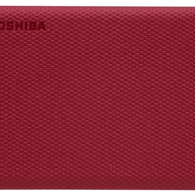 Disco Duro Externo Toshiba Canvio Advance - 2TB - USB 3.0 - Windows/Mac - Rojo - HDTCA20XR3AA