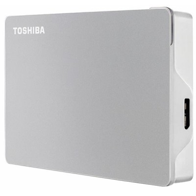 Disco Duro Externo Toshiba Canvio Flex - 2.5" - 1TB - USB 3.0 - Windows/Mac - Gris - HDTX110XSCAA