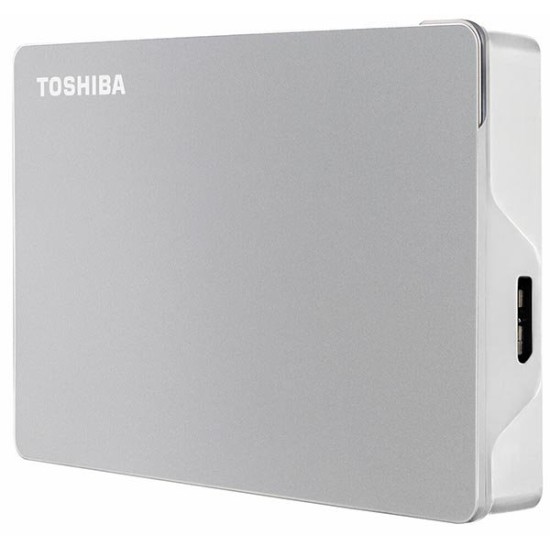 Disco Duro Externo Toshiba Canvio Flex - 2.5" - 2TB - USB 3.0 - Windows/Mac - Gris - HDTX120XSCAA
