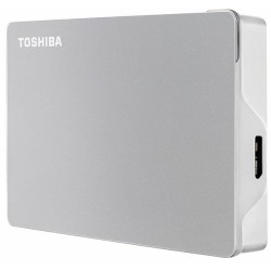 Disco Duro Externo Toshiba Canvio Flex 4TB USB-C/USB-A Plata - HDTX140XSCCA