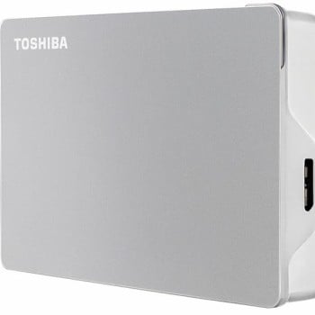 Disco Duro Externo Toshiba Canvio Flex 4TB USB-C/USB-A Plata - HDTX140XSCCA