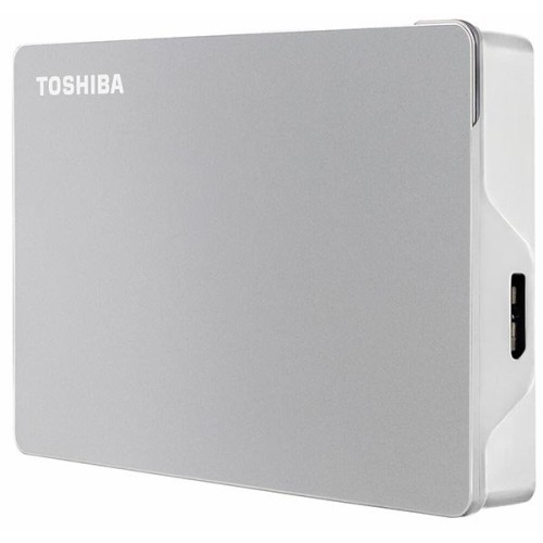 Disco Duro Externo Toshiba Canvio Flex 4TB USB-C/USB-A Plata - HDTX140XSCCA