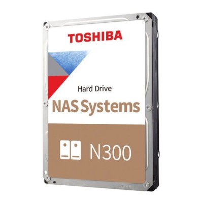 Disco Duro Interno Toshiba N300 NAS - 3.5" - 4TB - SATA - HDWG440XZSTA