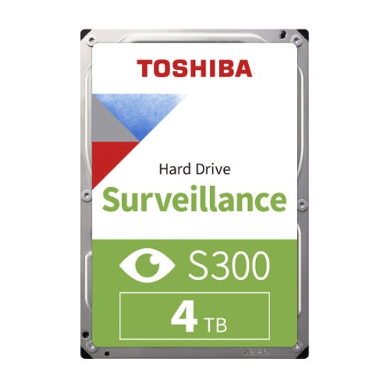 Disco Duro Toshiba S300 Surveillance - 3.5" - 4TB - SATA 3 - HDWT140UZSVAR