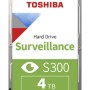 Disco Duro Toshiba S300 Surveillance - 3.5" - 4TB - SATA 3 - HDWT140UZSVAR
