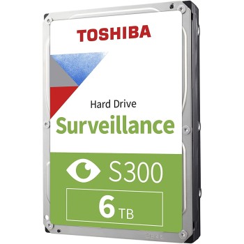 Disco Duro Interno Toshiba S300 - 3.5" - 6TB - SATA 3 - 7200 RPM - HDWT360UZSVAR