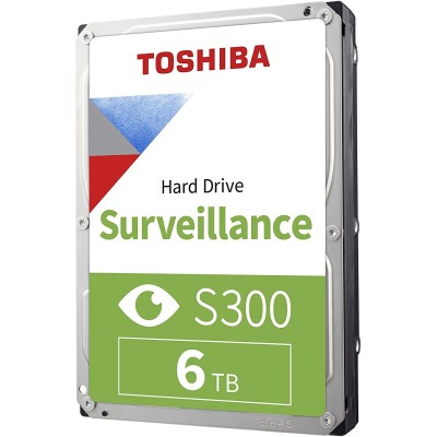 Disco Duro Interno Toshiba S300 - 3.5" - 6TB - SATA 3 - 7200 RPM - HDWT360UZSVAR