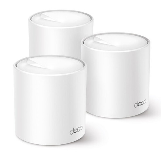 Sistema Wi-Fi TP-LINK DECO X50 - 2.4/5 GHz - 574/2402 Mbps - 1x RJ-45 - 2 Antenas Internas - 3 Piezas - DECO X50(3-pack)