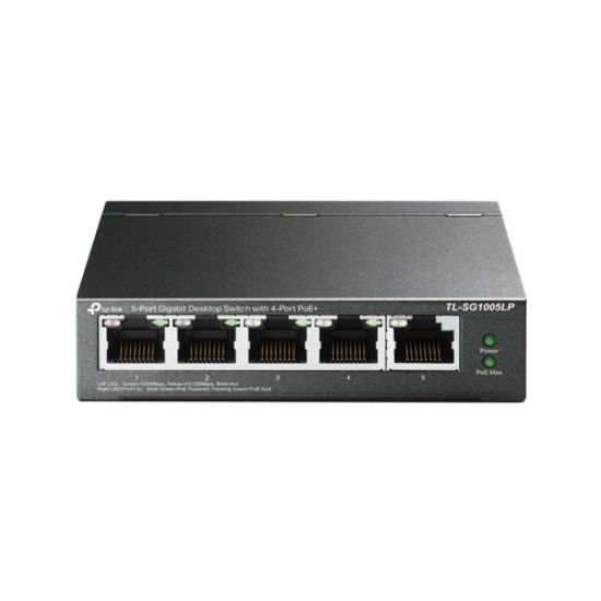 Switch TP-LINK TL-SG1005LP - 5 Puertos - Gigabit - PoE - No Gestionado - TL-SG1005LP