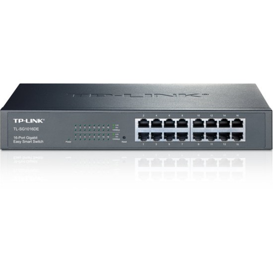 Switch TP-LINK SG1016DE - 16 Puertos - Gigabit - Gestionado - TL-SG1016DE