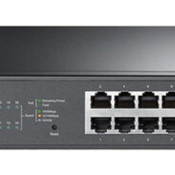 Switch TP-LINK TL-SG1016PE - 16 Puertos - Gigabit - Gestionado - TL-SG1016PE